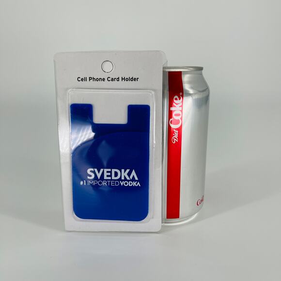 Svedka Blue and White Cell Phone Credit Card / ID holder - NWT - Picture 7 of 8